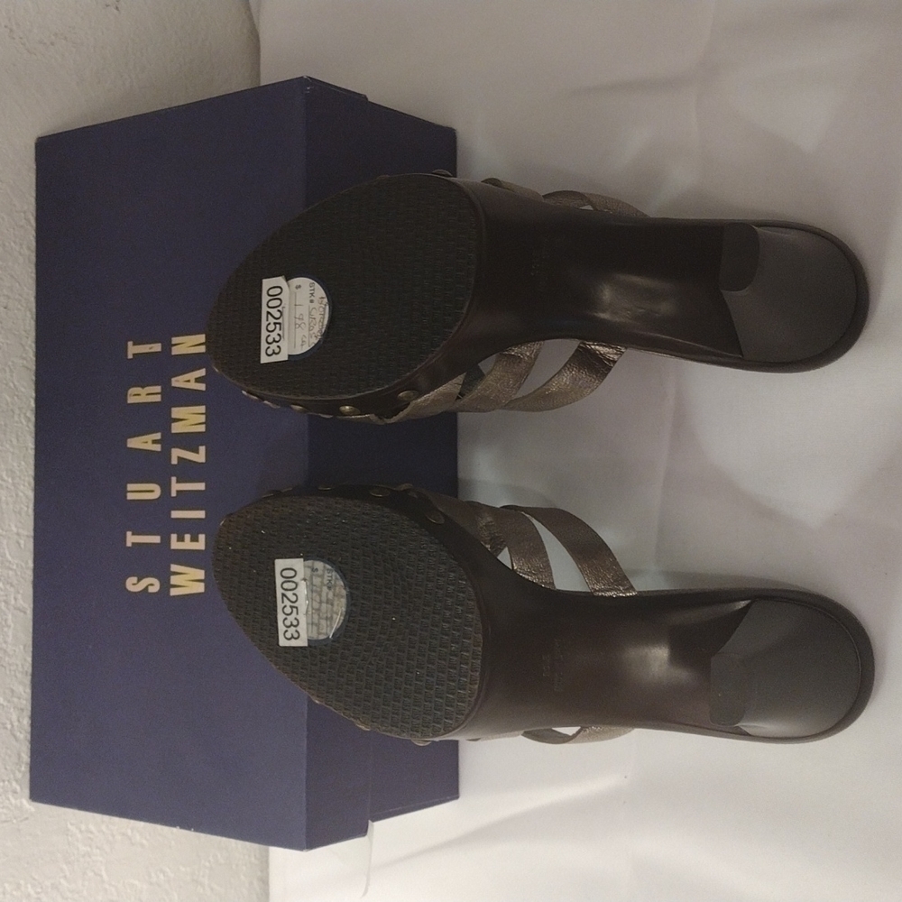 Stuart weitzman heel mules size 6.5 New - Picture 10 of 14